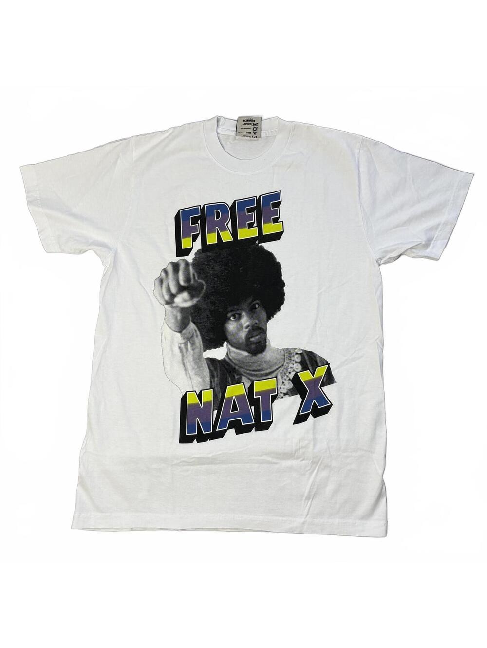 Real Bad Man Free Nat X White Shirt Mens Medium Tee NWOT